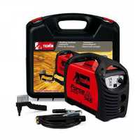 Soldadora inverter de electrodo de corriente continua Telwin FORCE 145, 130A, kit