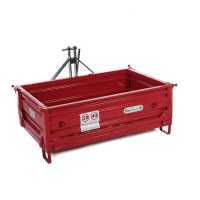 Caj&oacute;n de transporte para tractor GeoTech TRP 160 - basculante - 3 laterales abatibles