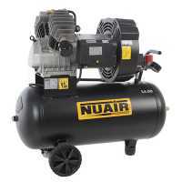 Nuair GVM/50 - Compresor de aire el&eacute;ctrico - Con ruedas cabezal V motor 3 HP - 50 l