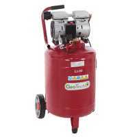 GeoTech S-AC50V-8-10 - Compresor de aire el&eacute;ctrico sin aceite - Motor 1 HP - 50 l Vertical Silencioso