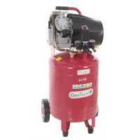 GeoTech AC50V-10-30VC - Compresor de aire el&eacute;ctrico con ruedas vertical - Motor 3 HP - 50 l aire comprimido