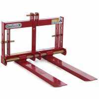 GeoTech D700 - Horquillas portapalets para tractor - Cargador trasero - Capacidad 700 Kg