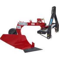 GeoTech DP35 - Arado monosurco - Desplazamiento manual por tornillo - Para tractores con enganche de tres puntos