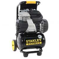 Stanley Sil Air 244/10 PCM - Compresor de aire el&eacute;ctrico vertical monof&aacute;sico silencioso, sin aceite - Motor 1.5 HP - 10 L