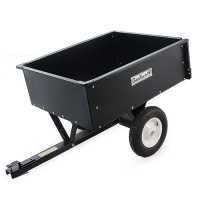 Remolque abatible para tractor cortac&eacute;sped de metal GeoTech TC3080D caj&oacute;n cm 97x76 (h 33 cm)