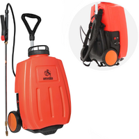 Ausonia - Pulverizador de mochila con ruedas 16L - Bater&iacute;a 12V - 10Ah