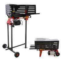 GeoTech SPHE 7 - Rajadora de le&ntilde;a el&eacute;ctrica - horizontal - 230V - con carro