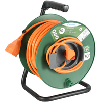 Electraline Enrollacable - 50m - Enchufe universal - 3 cables de 1,5 mm&sup2; (con descarga a tierra)