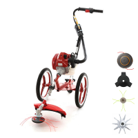 GeoTech HPBC 550 - Desbrozadora de ruedas de mezcla de empuje