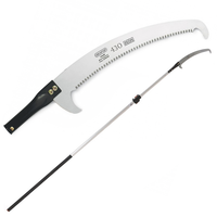 Serrucho curvo de 430 mm con p&eacute;rtiga telesc&oacute;pica ovalada de aluminio de 4 m Archman Art. 24+109