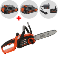 Black &amp; Decker GKC1825L20-QW - Electrosierra con bater&iacute;a de 18V 2Ah + bater&iacute;a 18V 2Ah gratis