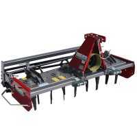 Grada rotativa RF170 - ancho de trabajo 170 cm - 16 cuchillas Serie ligera - Rodillo de jaula