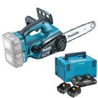 Makita DUC252Z - Electrosierra de bater&iacute;a - 2 x 18V 5Ah - Espada de 25cm