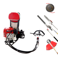 Attila ADG 45 KC-Z - Desbrozadora de gasolina de mochila multifunci&oacute;n - Motor Kawasaki TJ45E
