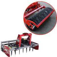 Grada rotativa RH170 - ancho de trabajo 170 cm - 16 cuchillas. Serie media - Rodillo de red