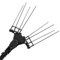 Vareador de aceitunas el&eacute;ctrico a bater&iacute;a Zanon Karbonium EVO AL 200/K - 170/250 cm p&eacute;rtiga tel&eacute;scopica