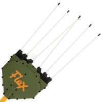 Vareador de aceitunas eléctrico de batería Oliviero Flex Basic Fisso - pértiga de aluminio fija - 240 cm