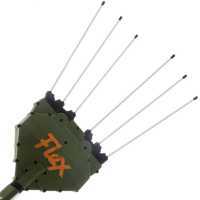 Vareador de aceitunas eléctrico de batería Oliviero Flex Basic telescópico - pértiga de aluminio fija 190-280 cm