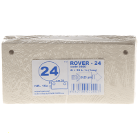Tipo 24 - n.10 Cartones filtrantes Rover para bomba con filtro Pulcino - 20x10 cm