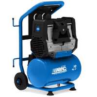 ABAC SILVERSTONE OS20P - Compresor de aire el&eacute;ctrico monof&aacute;sico silencioso, sin aceite - Motor 2 HP - 10 L
