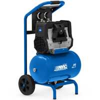 ABAC HOCKENHEIM OS20P - Compresor de aire el&eacute;ctrico monof&aacute;sico silencioso, sin aceite - Motor 2 HP - 20 L