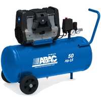 ABAC MONTECARLO OS15P - Compresor de aire el&eacute;ctrico monof&aacute;sico silencioso, sin aceite - Motor 1.5 HP - 50 L