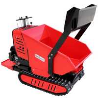 GeoTech-Pro Geoporter 550 DHS Hydro - Carretilla de orugas con cajón dumper hidráulico de 500 kg - Cambio hidrostático