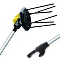 Volpi Giulivo Plus 705XL - Vareador de aceitunas el&eacute;ctrico de bater&iacute;a 240-357 cm - P&eacute;rtiga telesc&oacute;pica