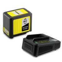 Starter Kit Cargador de baterías y batería Karcher de 36V y 5 Ah