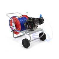 Motobomba fumigadora con carro - Bomba Comet MTP MC25 motor Loncin 148F-2