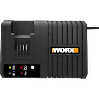 Cargador de bater&iacute;as ULTRA R&Aacute;PIDO Worx para bater&iacute;as 20V Powershare, hasta 6000 mAh