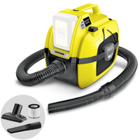 Karcher WD 1 - Aspirador de polvo multifunci&oacute;n 18 V - SIN BATER&Iacute;A NI CARGADOR