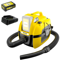 Karcher WD 1 - Aspirador de polvo multifunci&oacute;n de bater&iacute;a 18 V - s&oacute;lidos, l&iacute;quidos y soplador