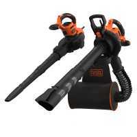 Soplador aspirador de hojas BLACK+DECKER BEBLV300, 3 en 1