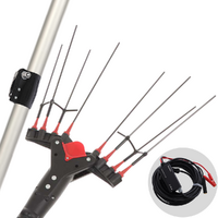 Castellari Vertigo L 30V - Vareador de aceitunas el&eacute;ctrico de bater&iacute;a 240 - 320 cm