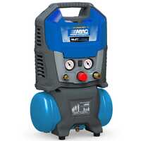 ABAC SUITCASE - Compresor de aire eléctrico portátil monofásico, sin aceite - Motor 1.5 HP - 6 L