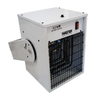 MASTER TR 3 - Generador de aire caliente eléctrico con ventilador - 3.3 kw