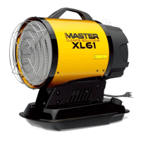 Master XL 61 - Generador de aire caliente a gas&oacute;leo de combusti&oacute;n directa
