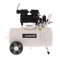 BlackStone SBC 50-10 - Compresor de aire el&eacute;ctrico silencioso