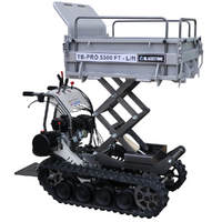 Carretilla de orugas Blackstone TB-PRO 5500 FT-Lift - Caj&oacute;n con plataforma elevadora tipo pant&oacute;grafo