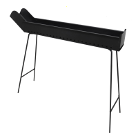 Mille BBQ-100 Go - Barbacoa de carb&oacute;n para pinchos - 100x14cm