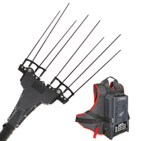 Zanon Murcielago R AL300 - Vareador de acitunas el&eacute;ctrico de bater&iacute;a de litio - P&eacute;rtiga telesc&oacute;pica 210 - 340 cm - 50.4 V 15.9 Ah