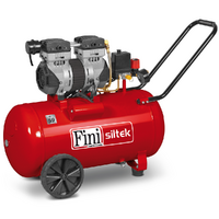 Fini Siltek 50 - Compresor de aire el&eacute;ctrico monof&aacute;sico, sin aceite - Motor 1.3 HP - 50 L