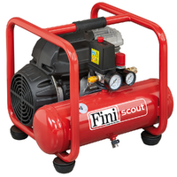 Fini Scout 6/244 - Compresor de aire el&eacute;trico port&aacute;til monof&aacute;sico - Motor 1.5 HP - 6 L