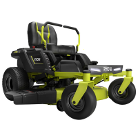 Tractor cortac&eacute;sped de bater&iacute;a Ryobi ZTR480ex de radio cero - Motor el&eacute;ctrico de bater&iacute;a 48V/100Ah - corte de 107 cm - 2en1