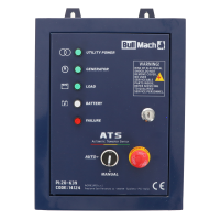 Panel ATS monof&aacute;sico para generadores de gasolina BullMach