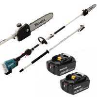 Podadora de bater&iacute;a 36V multifunci&oacute;n Makita DUX60 con p&eacute;rtiga de 108 cm - Bater&iacute;e 2x18V 3Ah