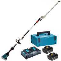 Cortasetos de bater&iacute;a 36V multifunci&oacute;n Makita DUX60 - Bater&iacute;as de 2x18V 5Ah