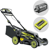 Cortac&eacute;sped de bater&iacute;a RYOBI RY36LMX51A-160 - MAX POWER 36V - 6Ah - saco de 70 l - corte de 51 cm