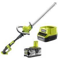 Cortasetos con p&eacute;rtiga, motor de bater&iacute;a RYOBI OHT1850X - 18V - 4Ah - espada 50 cm